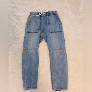 NWOT_Mustard Seed Cargo, Relaxed Fit Jeans with Drawstring Waste_Small